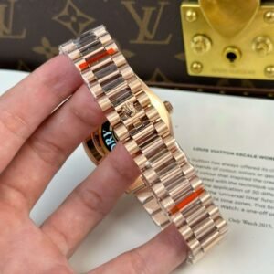 Rolex Day-Date Green Dial Rose Gold Weight 186 Grams QF Factory 40mm - Image 10