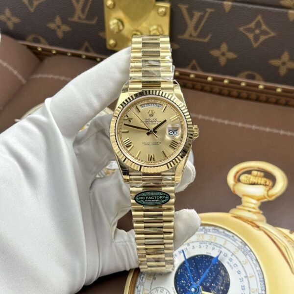 Dong-Ho-Rolex-Day-Date-Rep-11-Mat-Vang-Champagne-Trong-Luong-212-Gram-Chuan-Auth-RCF-40mm-13