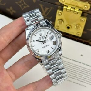 Rolex Watches Day-Date White Dial Weight 40mm - Image 3