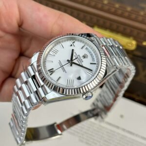 Rolex Watches Day-Date White Dial Weight 40mm - Image 5