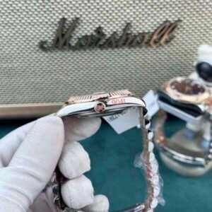 Rolex DateJust Women's Genuine Gold Plated Brown Dial GM Factory 31mm - Image 5