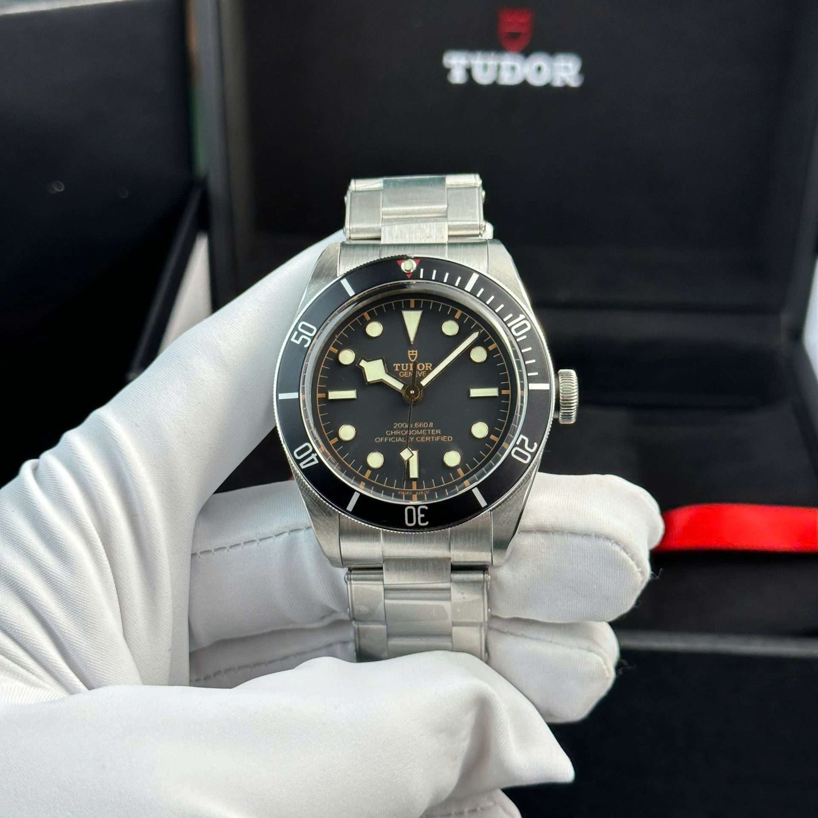 Tudor Heritage Black Bay Replica Watches Black Dial ZF Factory 41mm