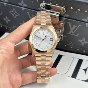 Vacheron Constantin Overseas 4500V Replica 11 Rose Gold-Plated White Dial - Image 3