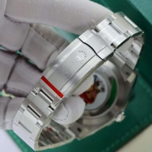 Rolex Rep 11 Watch Oyster Perpetual 126000 Green Dial Clean Factory 41mm - Image 4