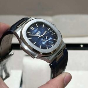 Patek Philippe 5726 Replica 1:1 Watch Blue Dial Leather Strap PPF 40.5mm - Image 3