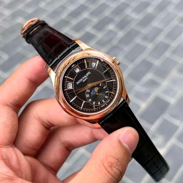 Patek Philippe Replica Watch Complications 5205R Black Dial 40mm Patek Philippe Replica Watch Complications 5205R Black Dial 40mm