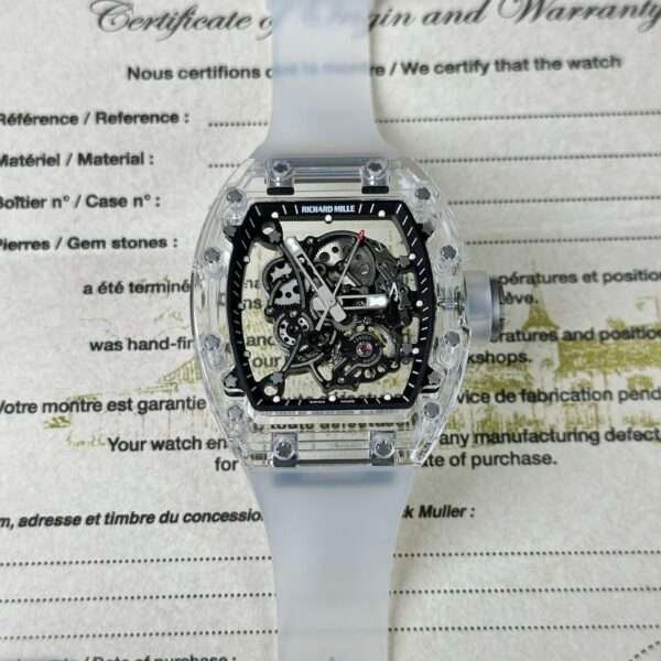 Richard Mille RM055 Bubba Watson Sapphire Tourbillon Replica 1:1 Watch 43mm
