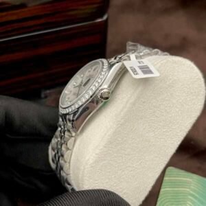 Rolex Replica 1:1 Watch DateJust Moissanite Diamond MOP Jubilee Strap EW 31mm - Image 4