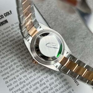 Rolex Replica 1:1 Watch DateJust Salmon Dial Rose Gold EWF 41mm - Image 4