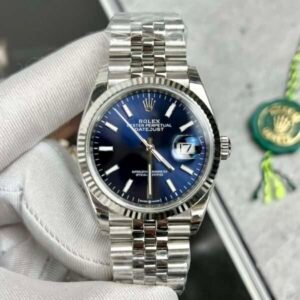 Rolex Replica 1:1 Watch DateJust Blue Dial Jubilee Strap EWF 36mm - Image 1