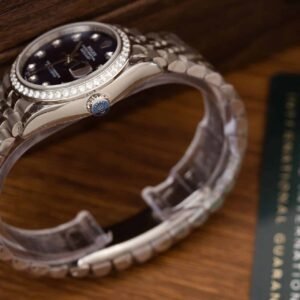 Rolex Datejust Lady 31 Blue Diamond Dial Stone-set Jubliee - Image 4
