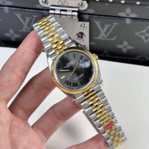 Rolex DateJust Dial Wimbledon Yellow and Sliver Gold 36mm - Image 9
