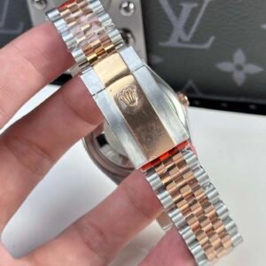 Rolex DateJust Rose Gold Wimbledon Dial 41mm - Image 9