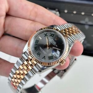 Rolex DateJust Rose Gold Wimbledon Dial 41mm - Image 3