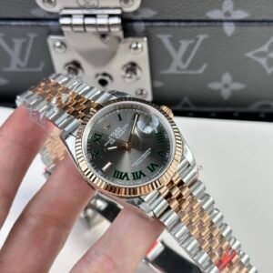 Rolex DateJust Rose Gold Wimbledon Dial 41mm - Image 4