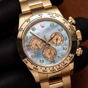 Rolex Replica 1:1 Watch Daytona 116508 Blue Mother of Pearl Dial Clean Factory 40mm - Image 4