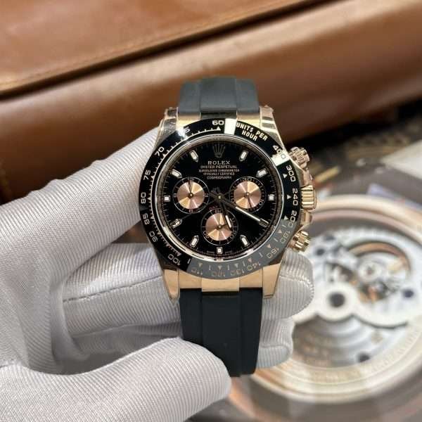 Rolex Men's Rep 11 Cosmograph Daytona Black Dial Ceramic Bezel BT Factory 40mm