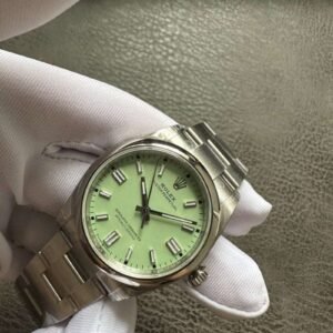 Rolex New Oyster Perpetual Pistachio Dial Reference 134300 - Image 3