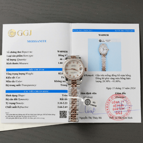 Rolex Rep 11 Watch DateJust MOP Moissanite Diamond Bezel EW 36mm