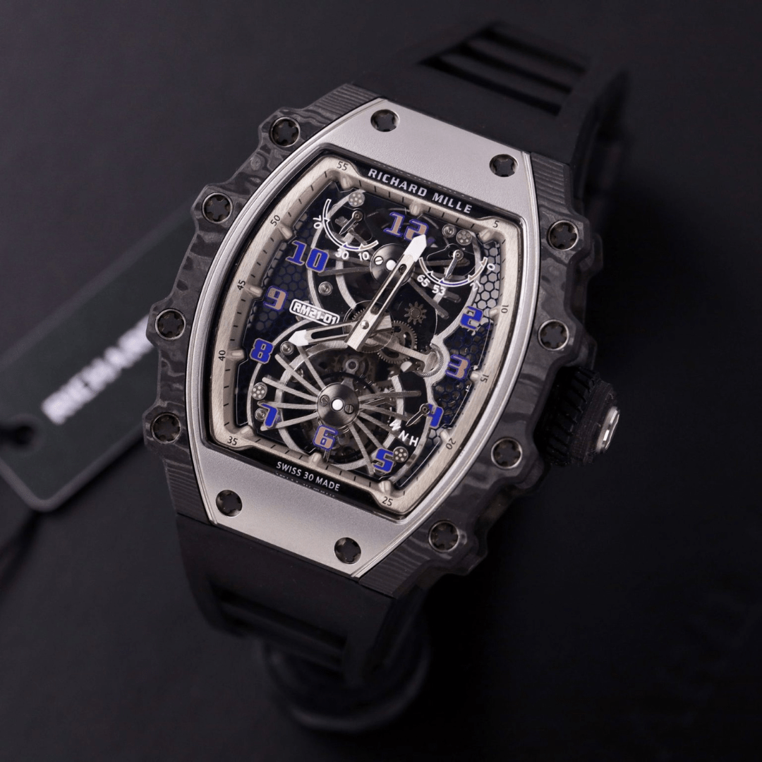 Richard Mille Rep 1:1 Watch RM21-01 Tourbillon Highest Quality 43.7x50mm