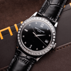 Patek Philippe Calatrava 5298P Black With Stone Bezel 38mm - Image 1