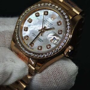 Rolex datejust MOP dial, Diamond Bezel 28mm - Image 4